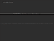 Tablet Screenshot of bignews.com